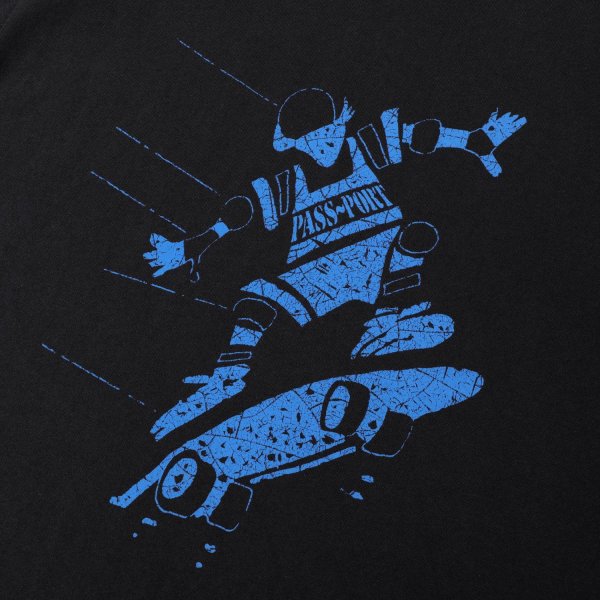 画像3: PASS~PORT " CLONCURRY RINGER TEE " - BLACK (3)