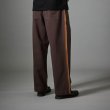 画像7: PASS~PORT.  " HERRINGBONE LEAGUES CLUB STRIPE PANT " - DARK BROWN (7)