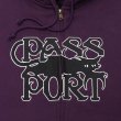 画像3: PASS~PORT " SLINKIN' ZIP HOODIE " - EGG PLANT (3)