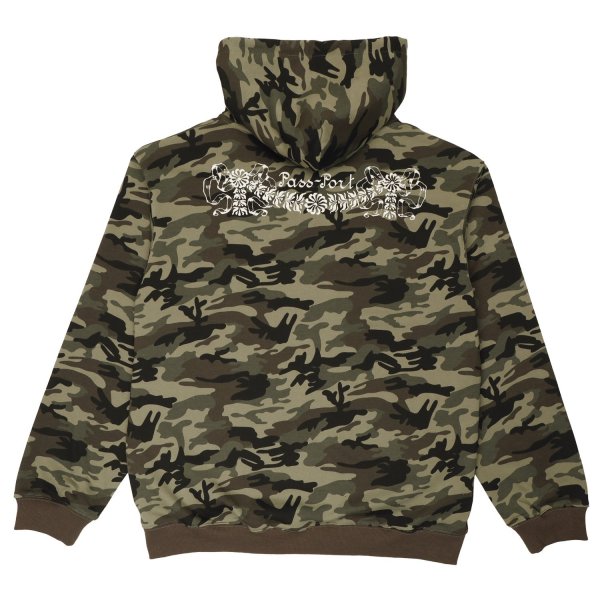 画像2: PASS~PORT " KOLLASSI ZIP HOODIE " - WOODLAND CAMO (2)