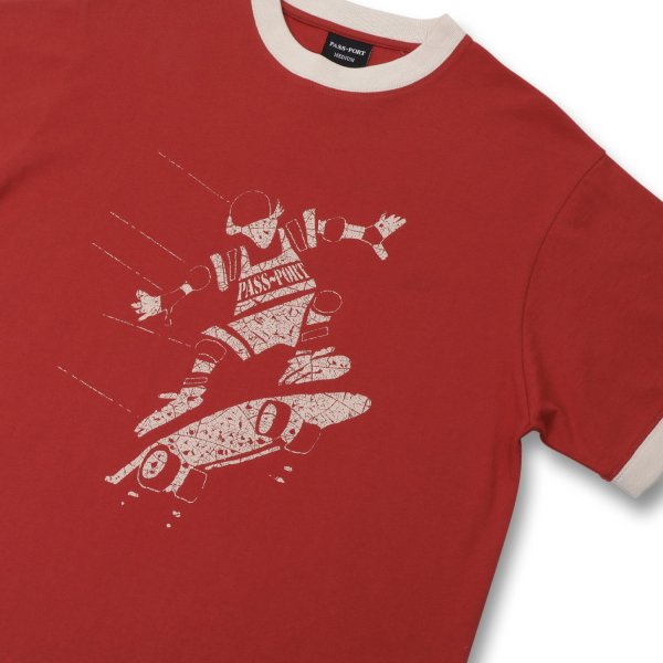 画像2: PASS~PORT " CLONCURRY RINGER TEE " - BRICK (2)