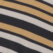 画像2: PASS~PORT " STRIPED ORGANIC KNIT SWEATER "- GREY (2)