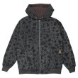 画像1: PASS~PORT " WEATHERED ZIP HOOD " - BLACK (1)