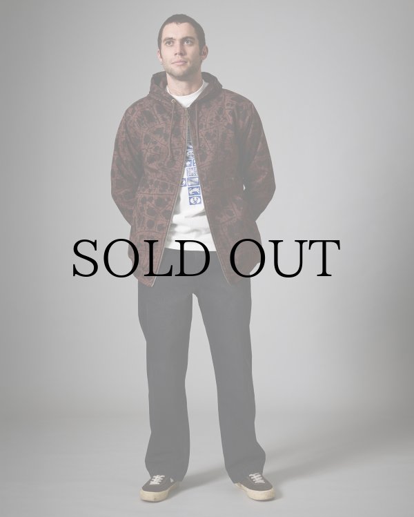 画像5: PASS~PORT " WEATHERED ZIP HOOD " - MUD (5)