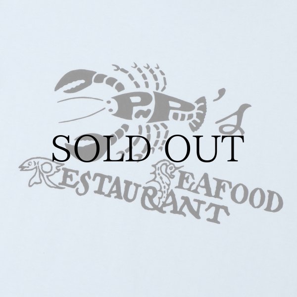 画像3: PASS~PORT " SEAFOOD STAFF TEE " - STONEWASH BLUE (3)