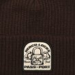 画像2: PASS ~ PORT " HERCU-LOCKS BEANIE " - DARK CHOCOLATE (2)