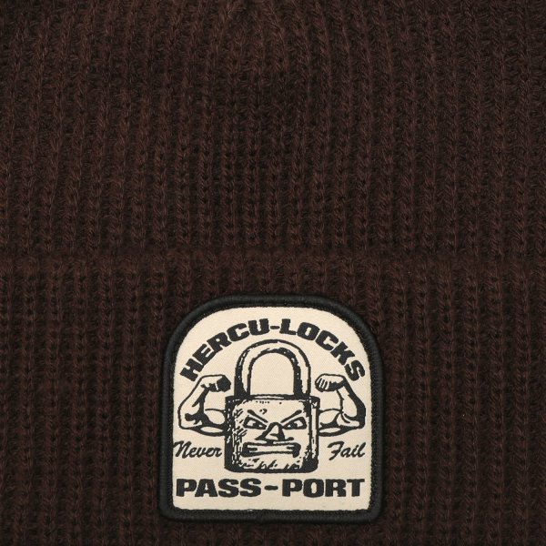 画像2: PASS ~ PORT " HERCU-LOCKS BEANIE " - DARK CHOCOLATE (2)