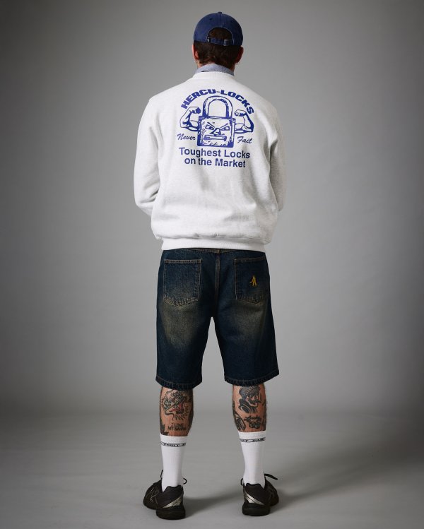 画像9: PASS~PORT " HERCU~LOCKS SWEATER " - WHITE MARLE (9)