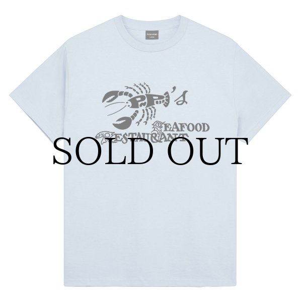 画像1: PASS~PORT " SEAFOOD STAFF TEE " - STONEWASH BLUE (1)