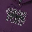 画像2: PASS~PORT " SLINKIN' ZIP HOODIE " - EGG PLANT (2)
