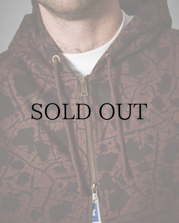 画像6: PASS~PORT " WEATHERED ZIP HOOD " - MUD (6)