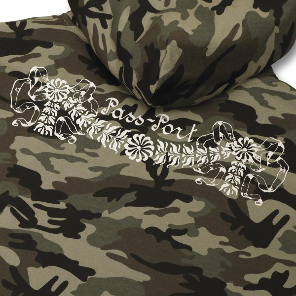 画像4: PASS~PORT " KOLLASSI ZIP HOODIE " - WOODLAND CAMO (4)