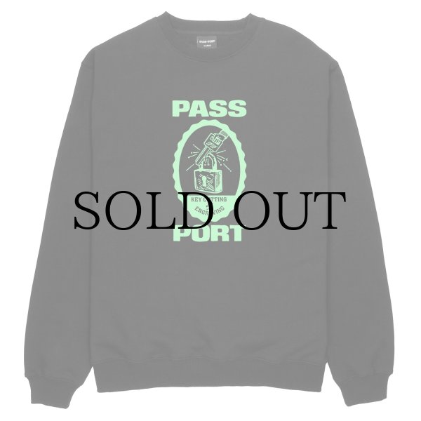 画像1: PASS~PORT " HERCU~LOCKS SWEATER " - BLACK (1)