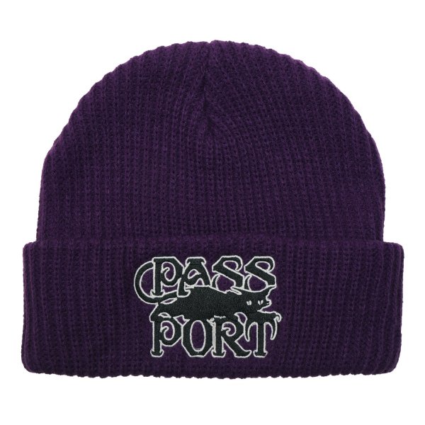 画像1: PASS ~ PORT " SLINKIN BEANIE " - EGGPLANT (1)