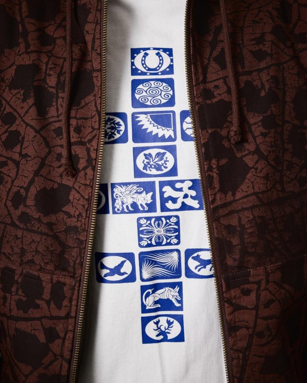 画像7: PASS~PORT " WEATHERED ZIP HOOD " - MUD (7)