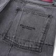 画像4: HELLRAZOR " BLOCK BAGGIE DENIM PANTS " - DARK BLACK (4)