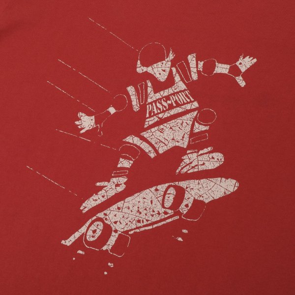 画像3: PASS~PORT " CLONCURRY RINGER TEE " - BRICK (3)