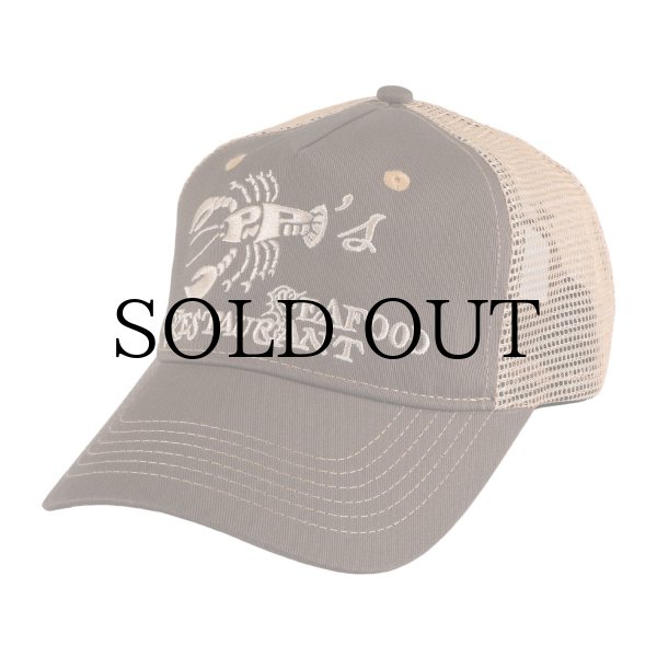画像1: PASS~PORT.  " SEAFOOD STAFF PACKERS TRUCKER CAP " - CHOCO (1)