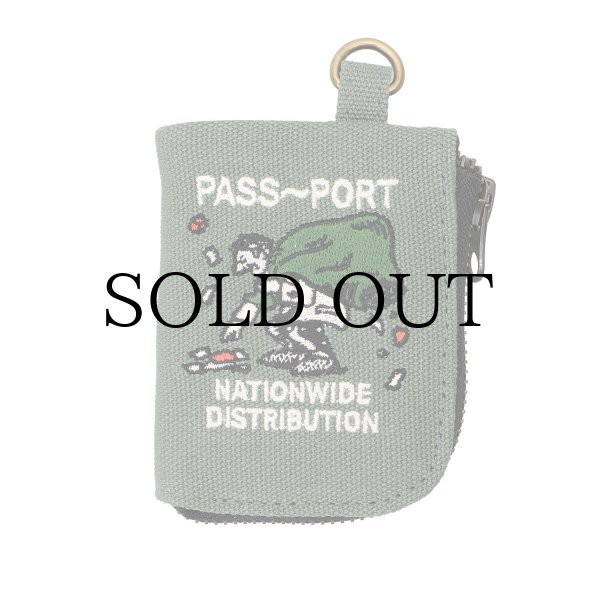 画像1: PASS~PORT " DISTRIBUTION COIN POUCH " - ELM GREEN (1)