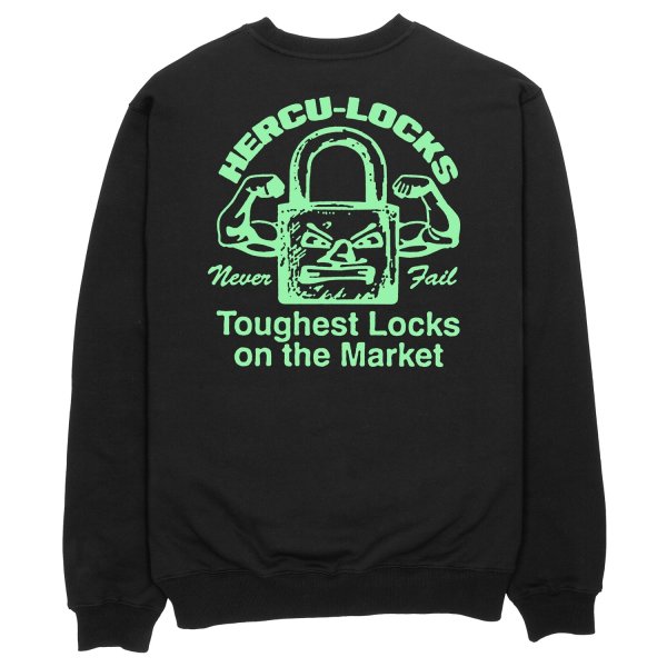 画像2: PASS~PORT " HERCU~LOCKS SWEATER " - BLACK (2)
