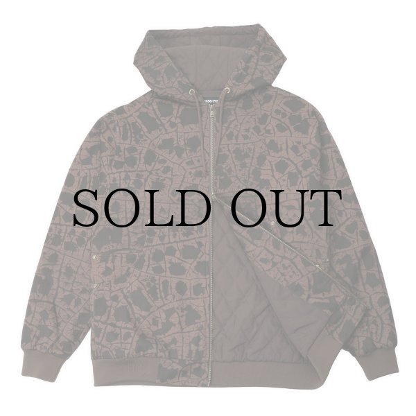 画像2: PASS~PORT " WEATHERED ZIP HOOD " - MUD (2)