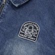 画像2: PASS~PORT " HERCU~LOCKS RECYCLED DENIM FREIUGHT JACKET " - WASHED DARK INDIGO (2)