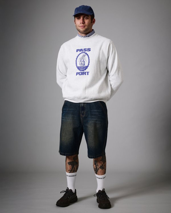 画像7: PASS~PORT " HERCU~LOCKS SWEATER " - WHITE MARLE (7)