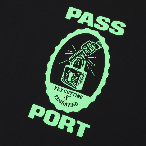 画像3: PASS~PORT " HERCU~LOCKS TEE " - BLACK (3)