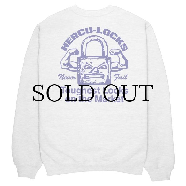 画像2: PASS~PORT " HERCU~LOCKS SWEATER " - WHITE MARLE (2)