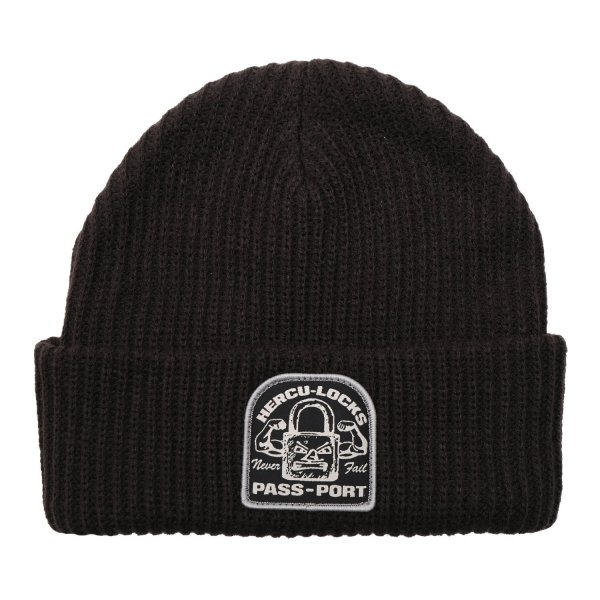 画像1: PASS ~ PORT " HERCU-LOCKS BEANIE " - VINTAGE BLACK (1)