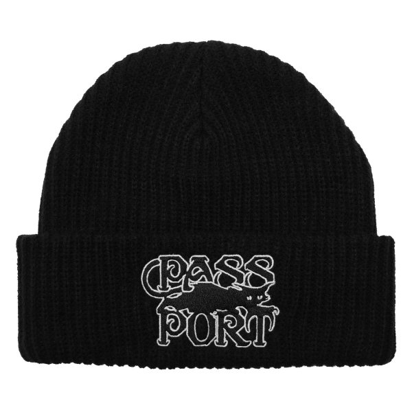 画像1: PASS ~ PORT " SLINKIN BEANIE " - BLACK (1)