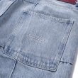 画像4: HELLRAZOR " BLOCK BAGGIE DENIM PANTS " - LIGHT INDIGO (4)