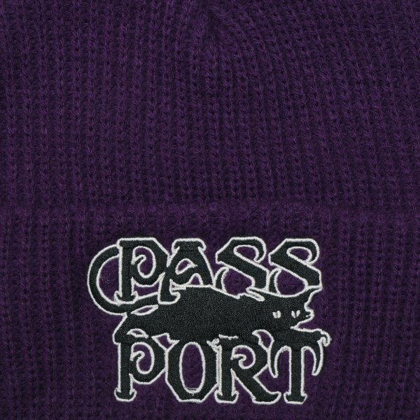 画像2: PASS ~ PORT " SLINKIN BEANIE " - EGGPLANT (2)
