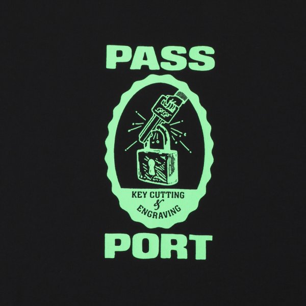 画像4: PASS~PORT " HERCU~LOCKS TEE " - BLACK (4)