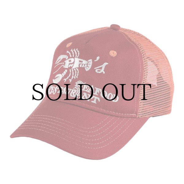 画像1: PASS~PORT.  " SEAFOOD STAFF PACKERS TRUCKER CAP " - LOBSTER RED (1)