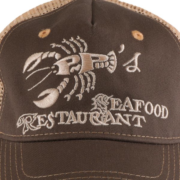 画像2: PASS~PORT.  " SEAFOOD STAFF PACKERS TRUCKER CAP " - CHOCO (2)