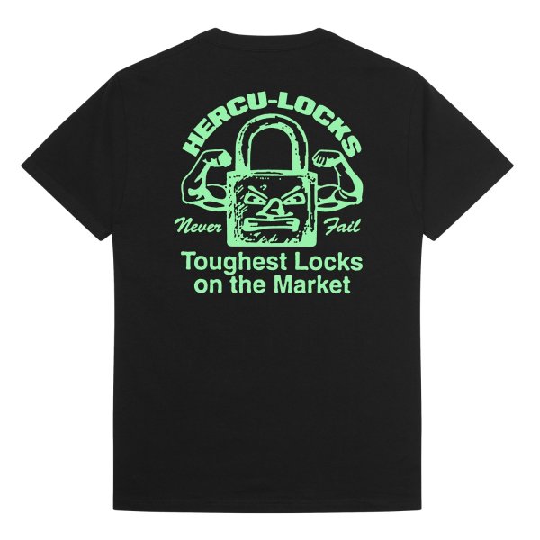 画像2: PASS~PORT " HERCU~LOCKS TEE " - BLACK (2)