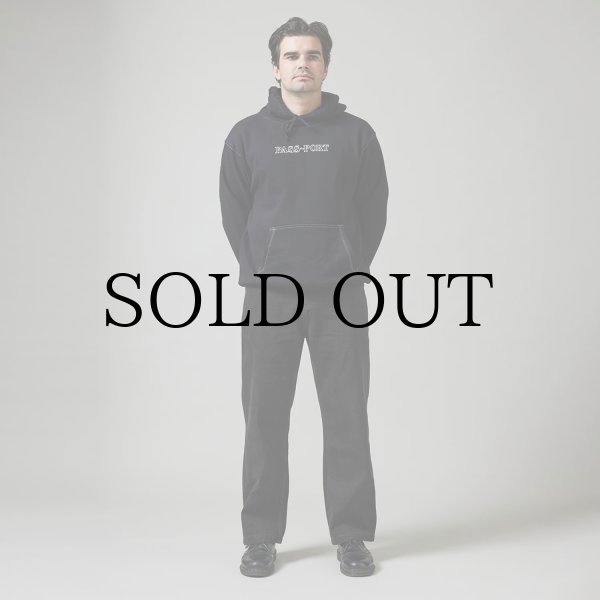 画像4: PASS~PORT.  " BLENDED RECYCLED COTTON WORKERS CLUB JEAN " - WASHED BLACK   (4)