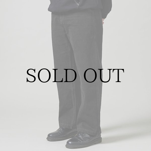 画像6: PASS~PORT.  " BLENDED RECYCLED COTTON WORKERS CLUB JEAN " - WASHED BLACK   (6)