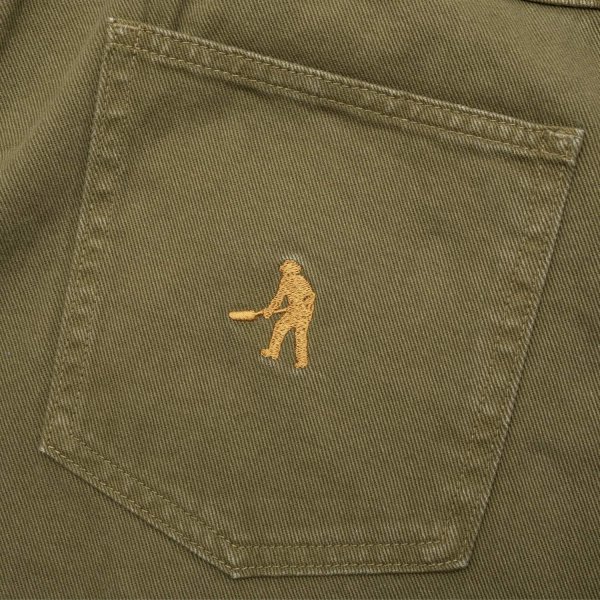 画像4: PASS~PORT " WEATHERED WORKERS CLUB JEAN " - OLIVE (4)