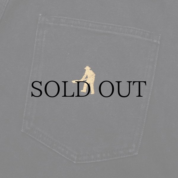 画像3: PASS~PORT.  " BLENDED RECYCLED COTTON WORKERS CLUB JEAN " - WASHED BLACK   (3)