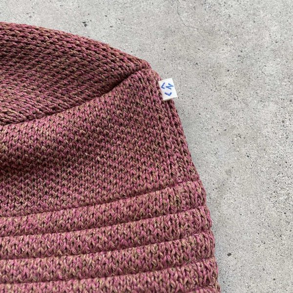 画像2: NOROLL " WASHI BUCKET HAT " - WINE (2)