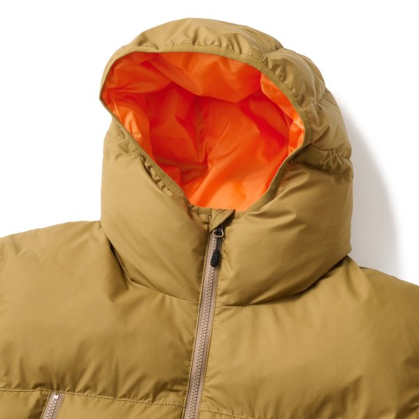 画像4: FTC " PERTEX® HOODED PUFFY JACKET " - CAMEL (4)
