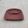 画像1: NOROLL " WASHI BUCKET HAT " - WINE (1)