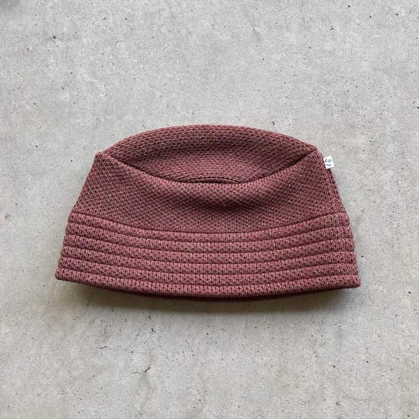 画像1: NOROLL " WASHI BUCKET HAT " - WINE (1)