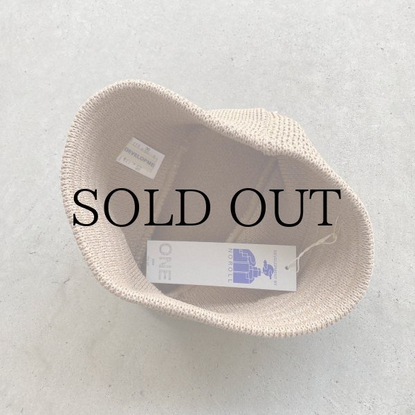 画像3: NOROLL " WASHI BUCKET HAT " - BEIGE (3)