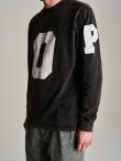 画像6: POP TRADING COMPANY " POP FOOTBALL LONGSLEEVE T-SHIRT " -  BLACK (6)