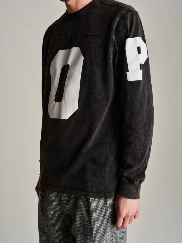 画像6: POP TRADING COMPANY " POP FOOTBALL LONGSLEEVE T-SHIRT " -  BLACK (6)