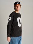 画像4: POP TRADING COMPANY " POP FOOTBALL LONGSLEEVE T-SHIRT " -  BLACK (4)