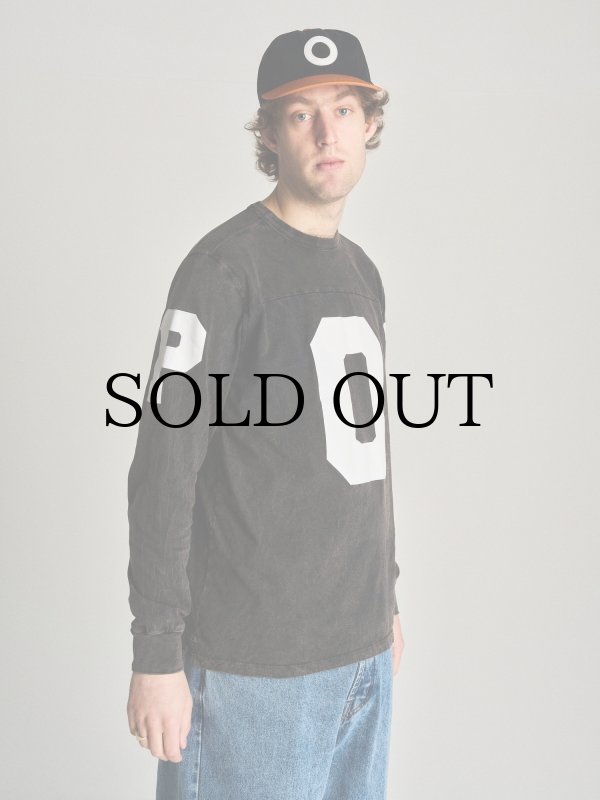 画像4: POP TRADING COMPANY " POP FOOTBALL LONGSLEEVE T-SHIRT " -  BLACK (4)